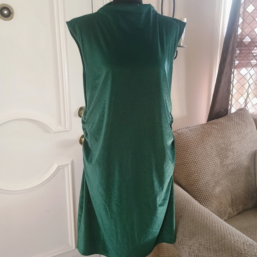 a new day Green Sleeveless Dress Size Extra Large New With Tags - Picture 7 of 7
